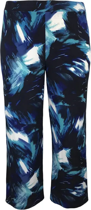 LEEBE Women and Plus Size Pull On ITY Knit Straight Wide Leg Pant (Small-5X)
