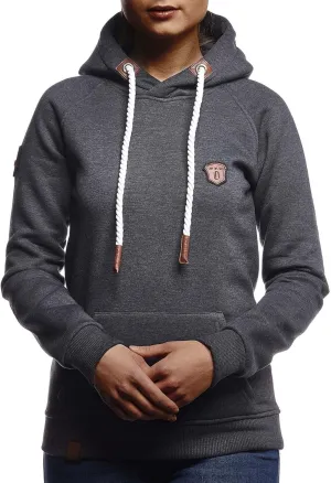 Leif Nelson women's Hoodie Pullover Hooded oversize Sweatshirt Sweater Longsleeve Long Sleeve Casual LN1925