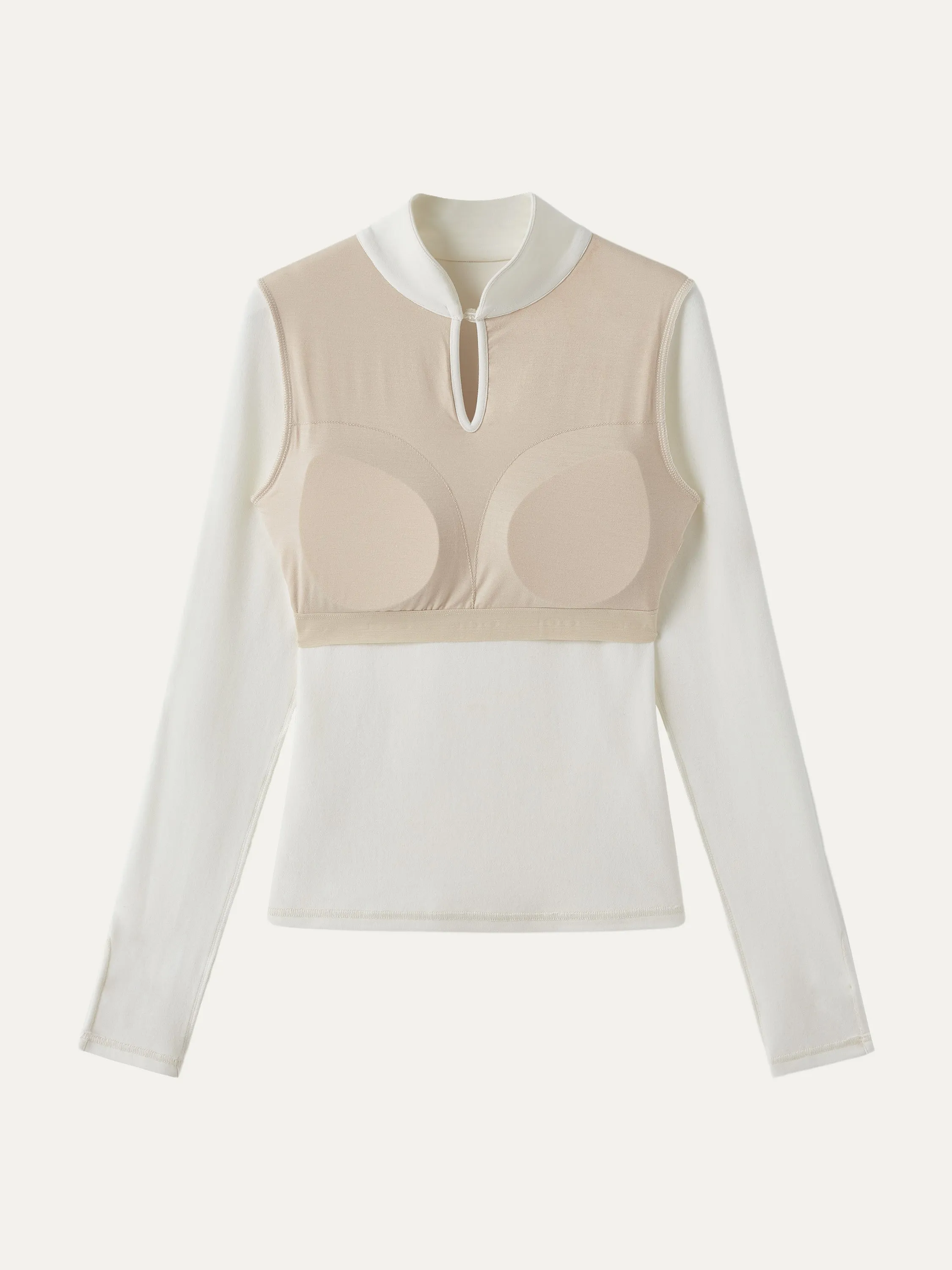 Mandarin Collar Frog Button Brami Top Limited Edition