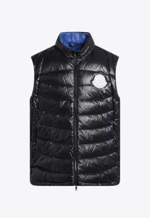 Menelao Logo Zip-Up Vest