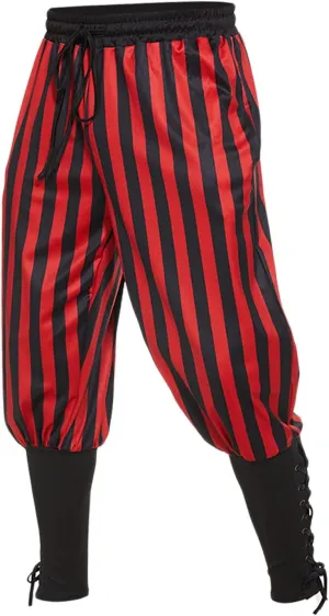 Men's Ankle Banded Pants Medieval Viking Navigator Pirate Costume Trousers Renaissance Gothic Pants