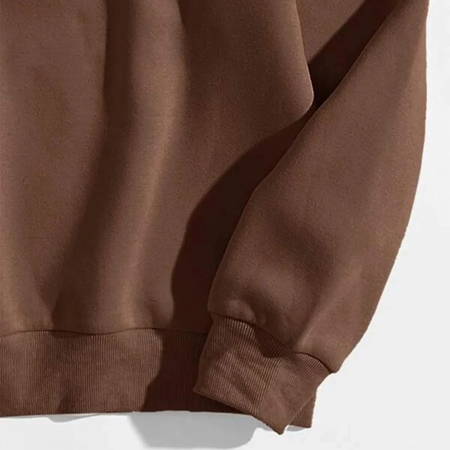 MISSACTIVER Women's Funny Graphic Oversized Sweatshirts Solid Casual Crewneck Long Sleeve Drop Shoulder Fleece Pullover Top