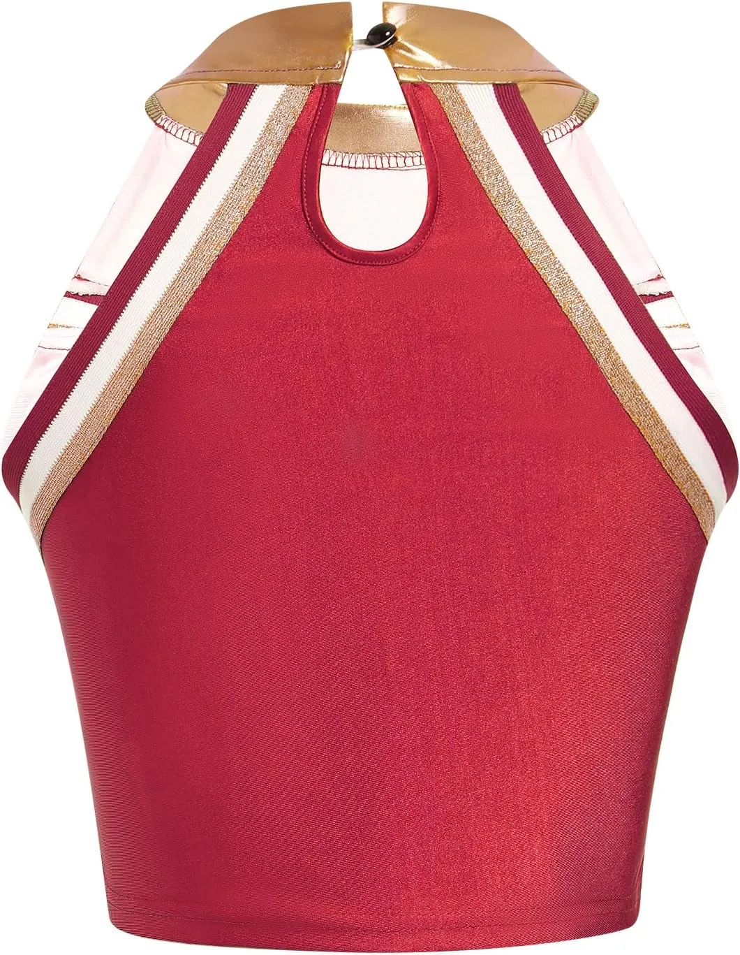 ODASDO Cheerleader Costume for Women Girls Cheer Outfit Adult Cheerleading Uniform Tank Tops   Pleated Skirt 2pcs Set