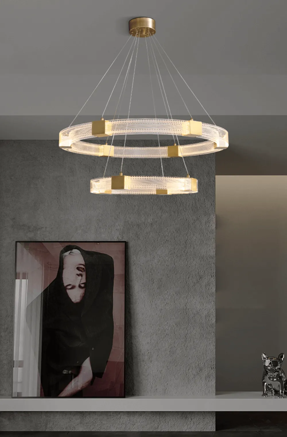 Parallel LED Chandelier
