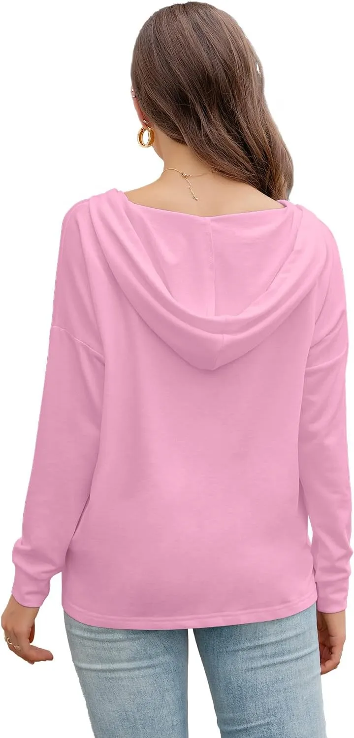 PCEAIIH Fashion Tops Hoodies for Women Pullover Casual Sweatshirts Long SLeeve Shirts Loose Fit