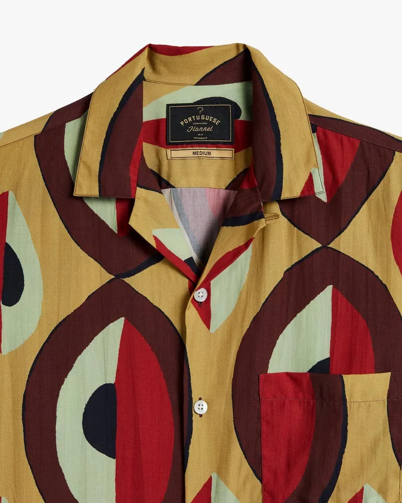 Portuguese Flannel Painting Shirt - Yellow / Red