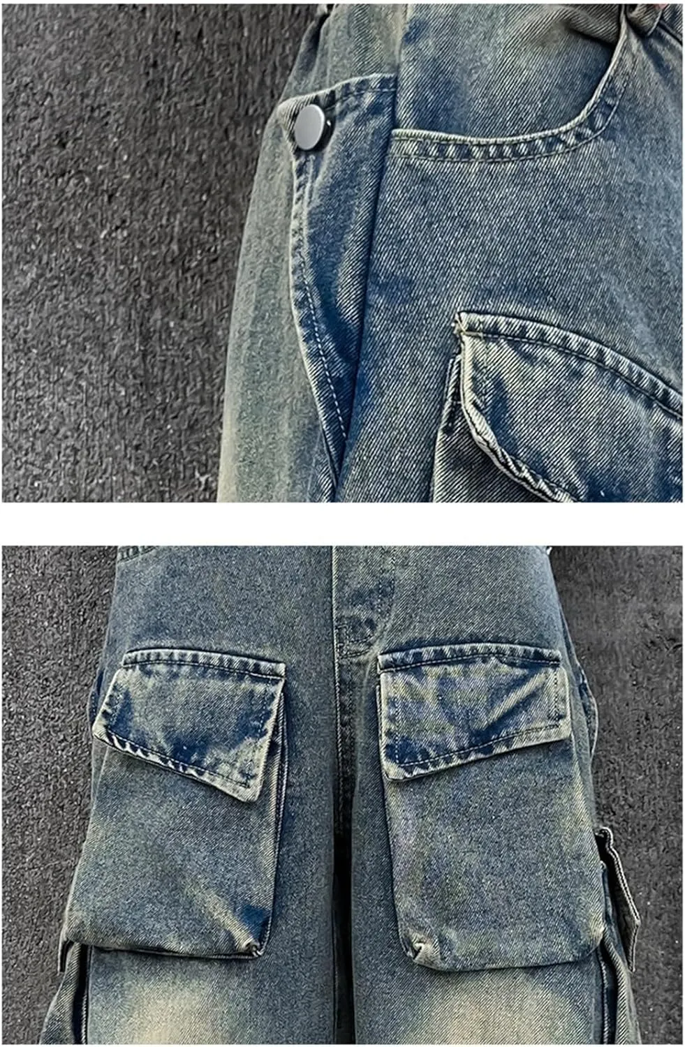 Preschool Girls Pants Kids Girls Ripped Distressed Washed Baggy Wide Leg Casual Jeans Size 5 16 5t Sweatpants Girls