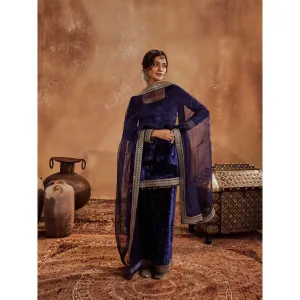 Roze Mira Kurta with Pant & Dupatta (Set of 3)