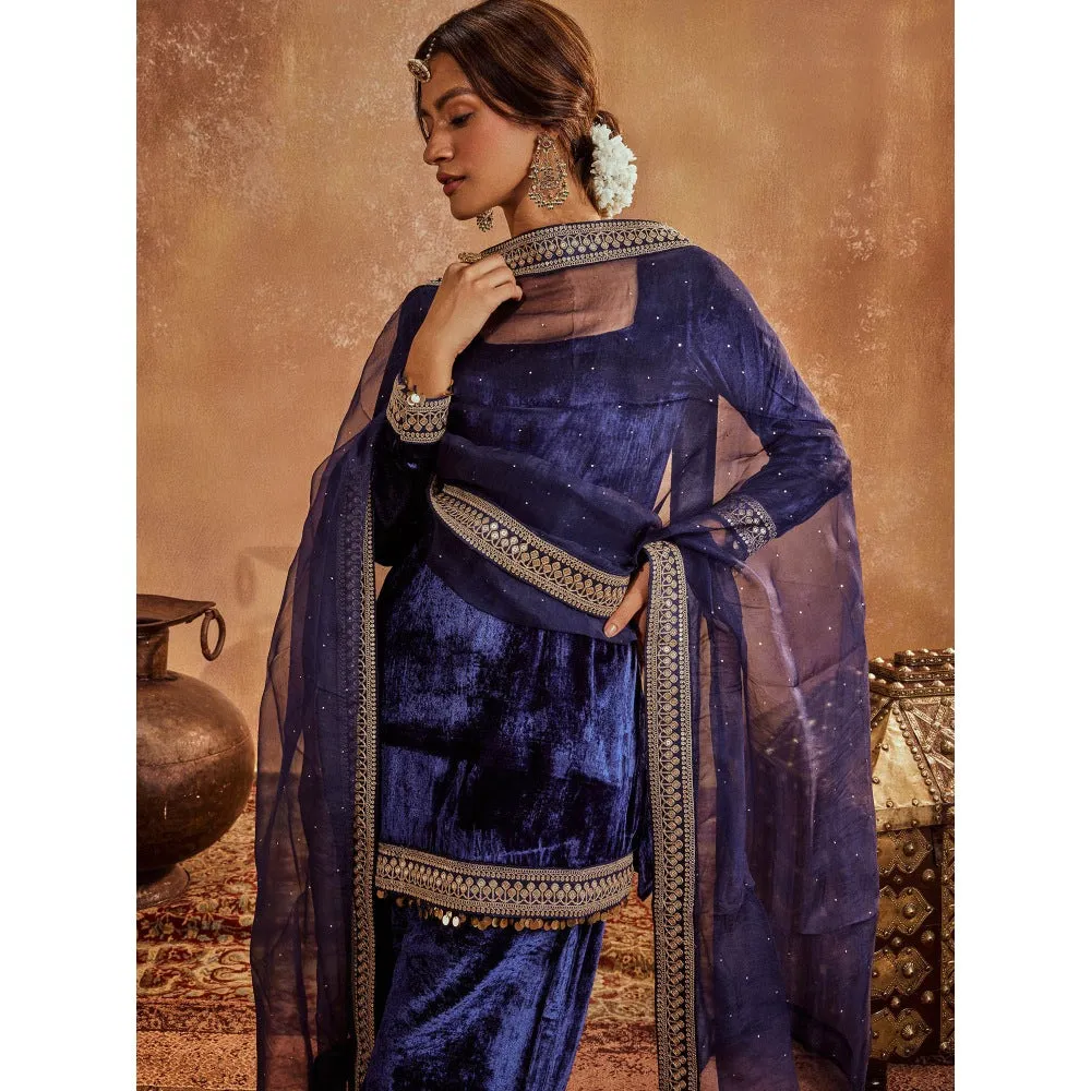 Roze Mira Kurta with Pant & Dupatta (Set of 3)