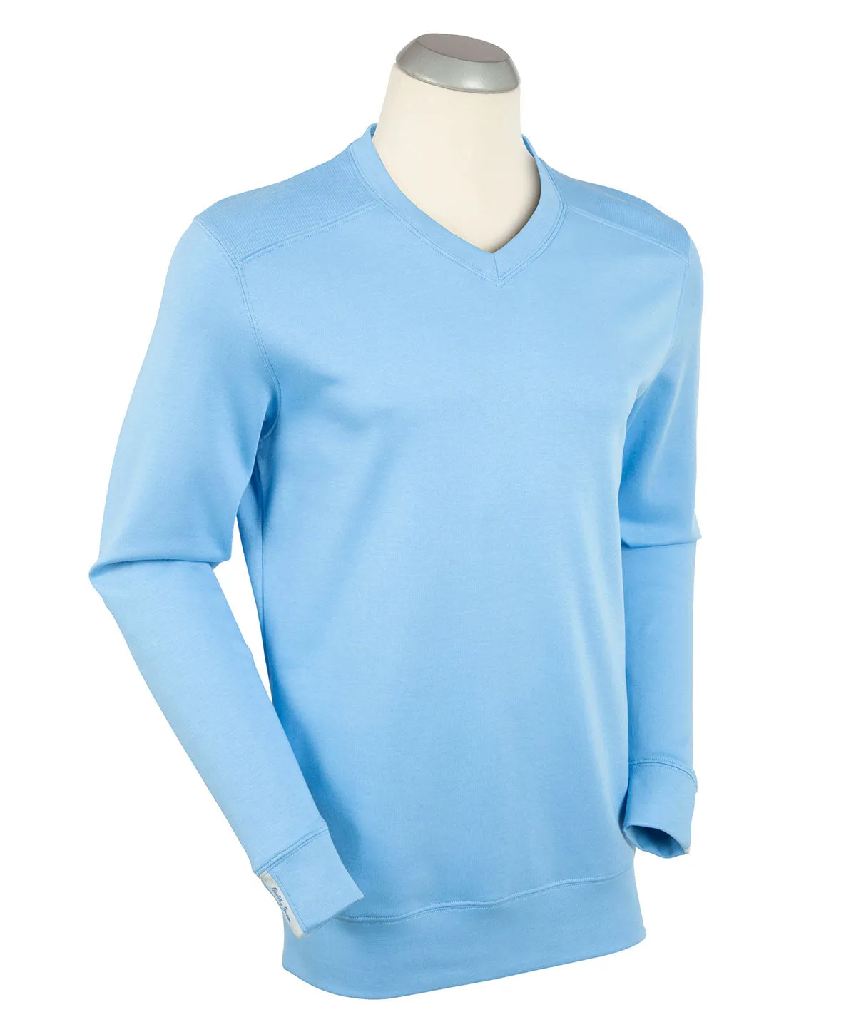 Signature Leaderboard Pima Cotton V-Neck Pullover