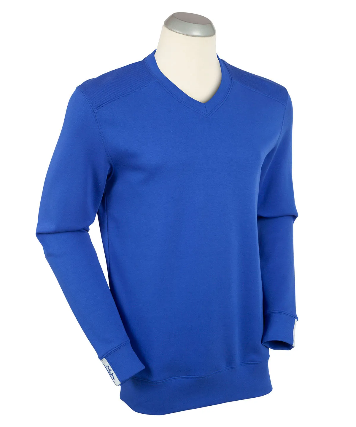 Signature Leaderboard Pima Cotton V-Neck Pullover