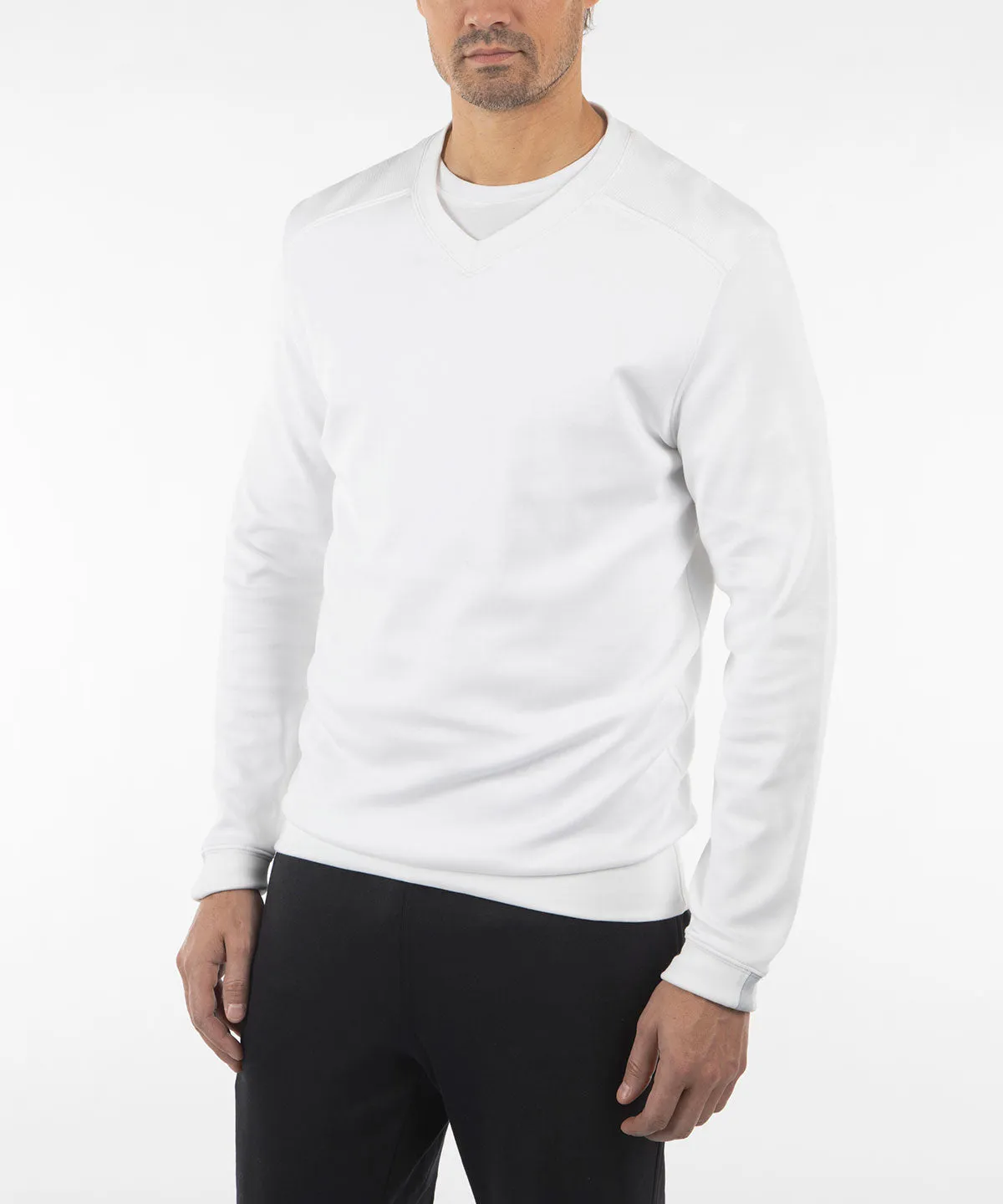 Signature Leaderboard Pima Cotton V-Neck Pullover