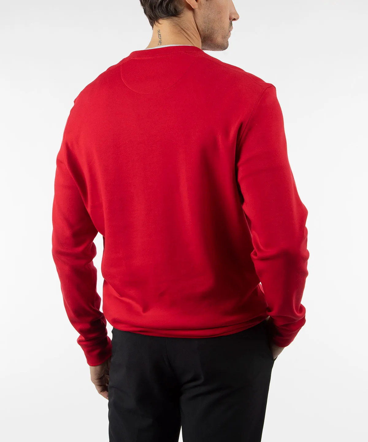 Signature Leaderboard Pima Cotton V-Neck Pullover