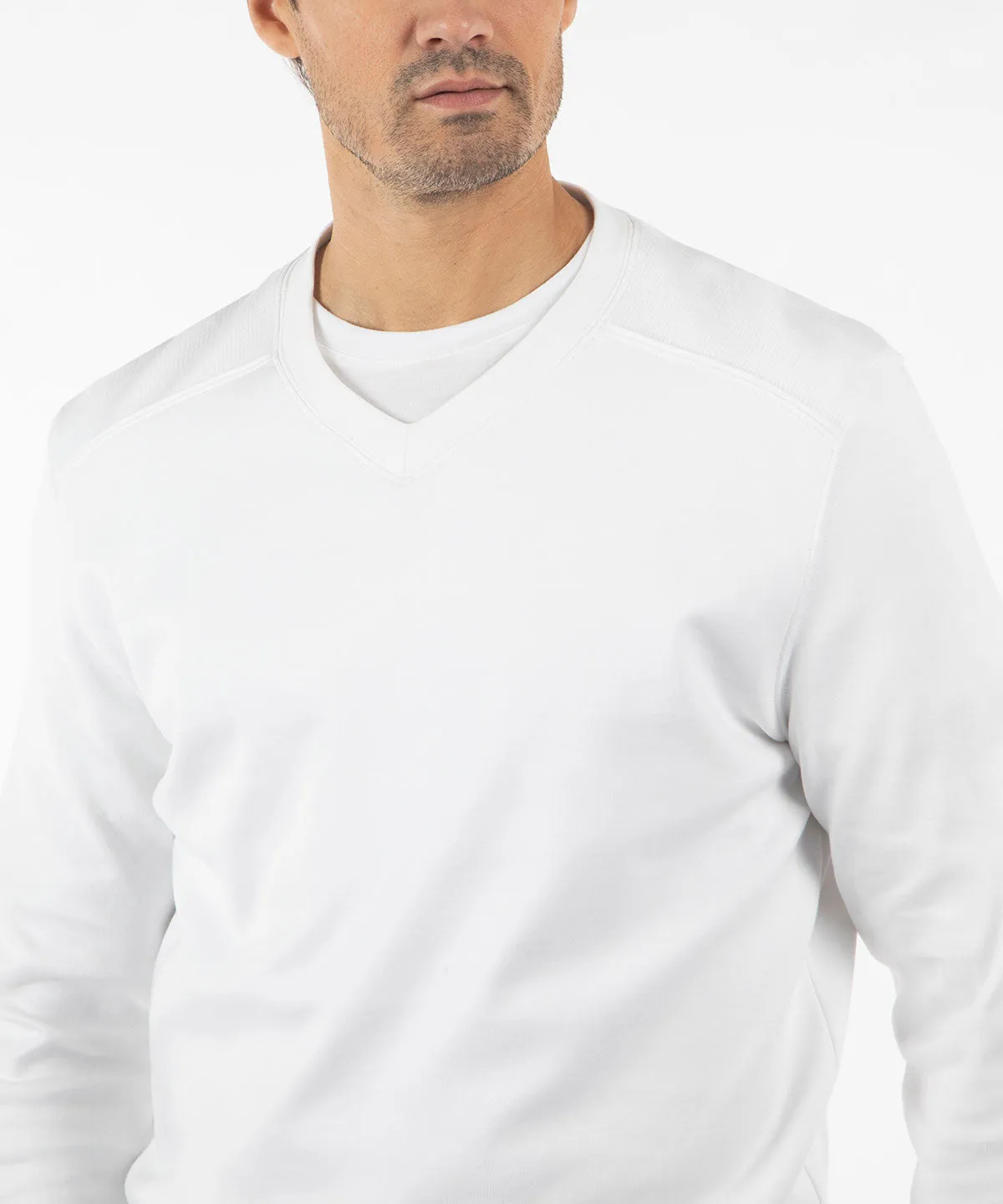 Signature Leaderboard Pima Cotton V-Neck Pullover