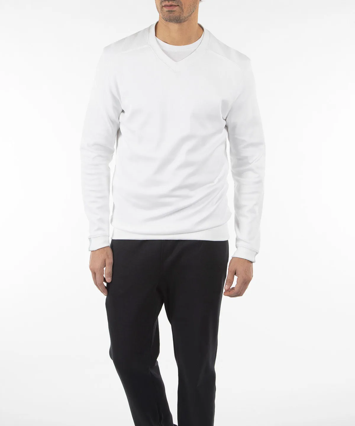 Signature Leaderboard Pima Cotton V-Neck Pullover