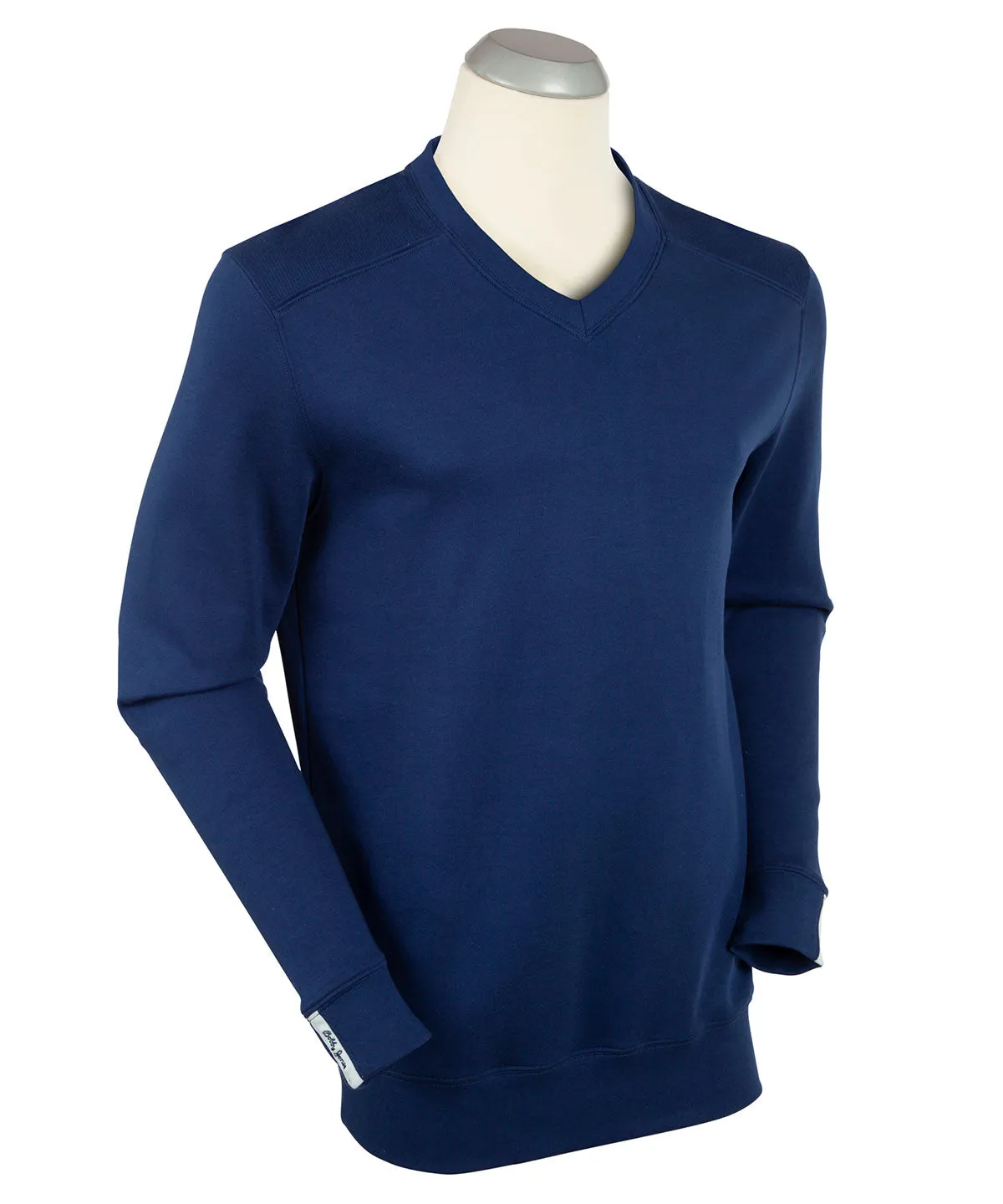 Signature Leaderboard Pima Cotton V-Neck Pullover