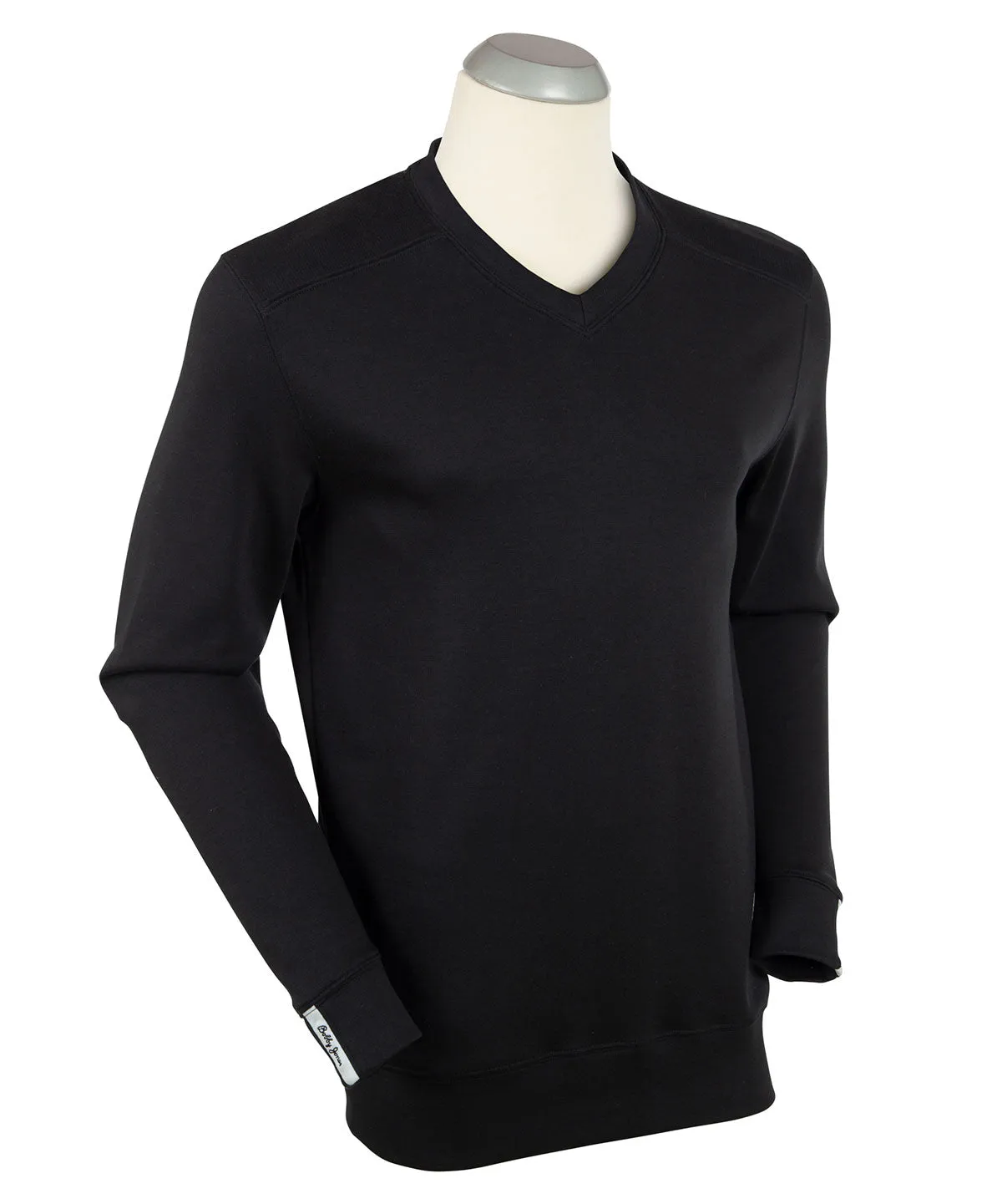 Signature Leaderboard Pima Cotton V-Neck Pullover