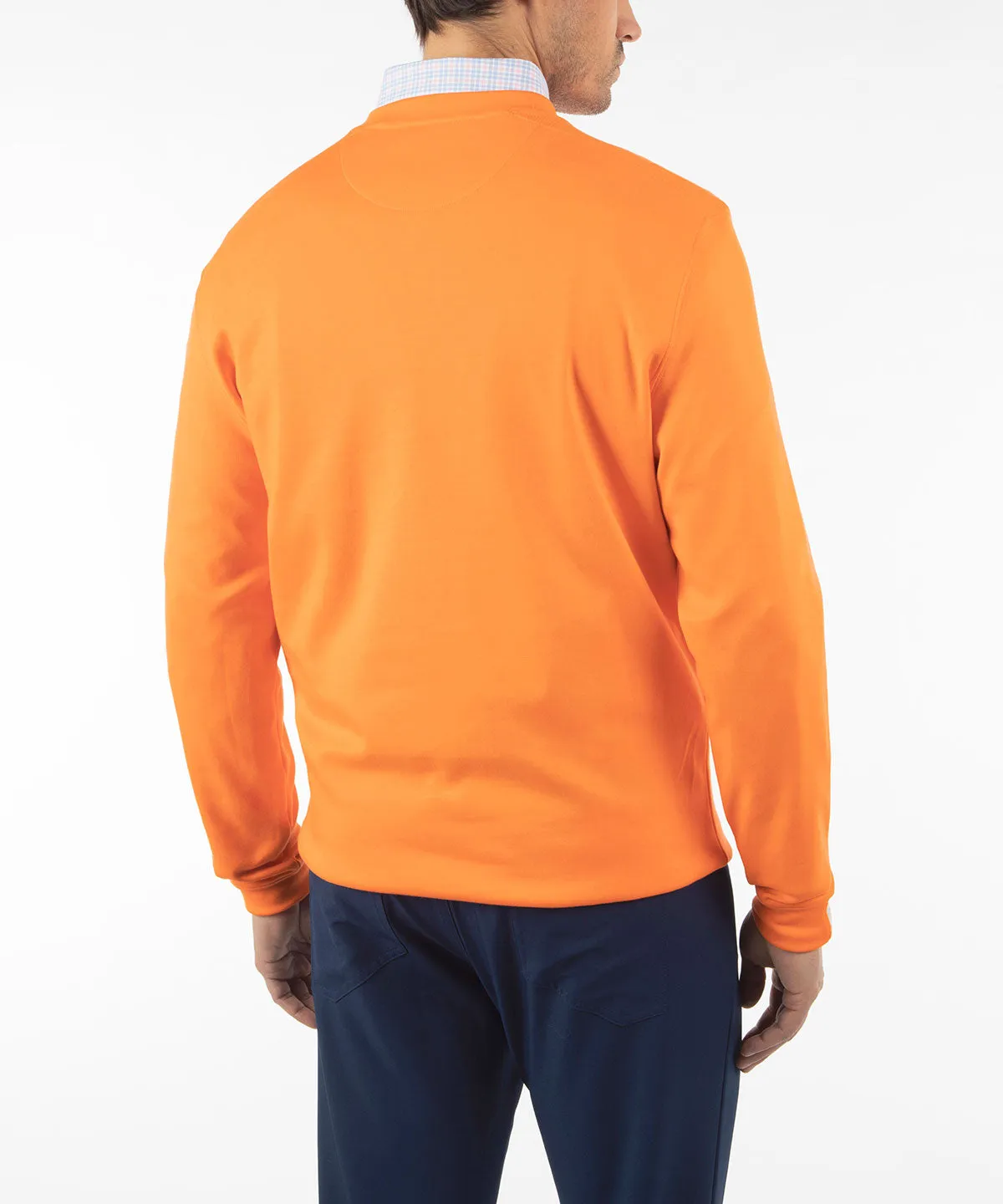 Signature Leaderboard Pima Cotton V-Neck Pullover