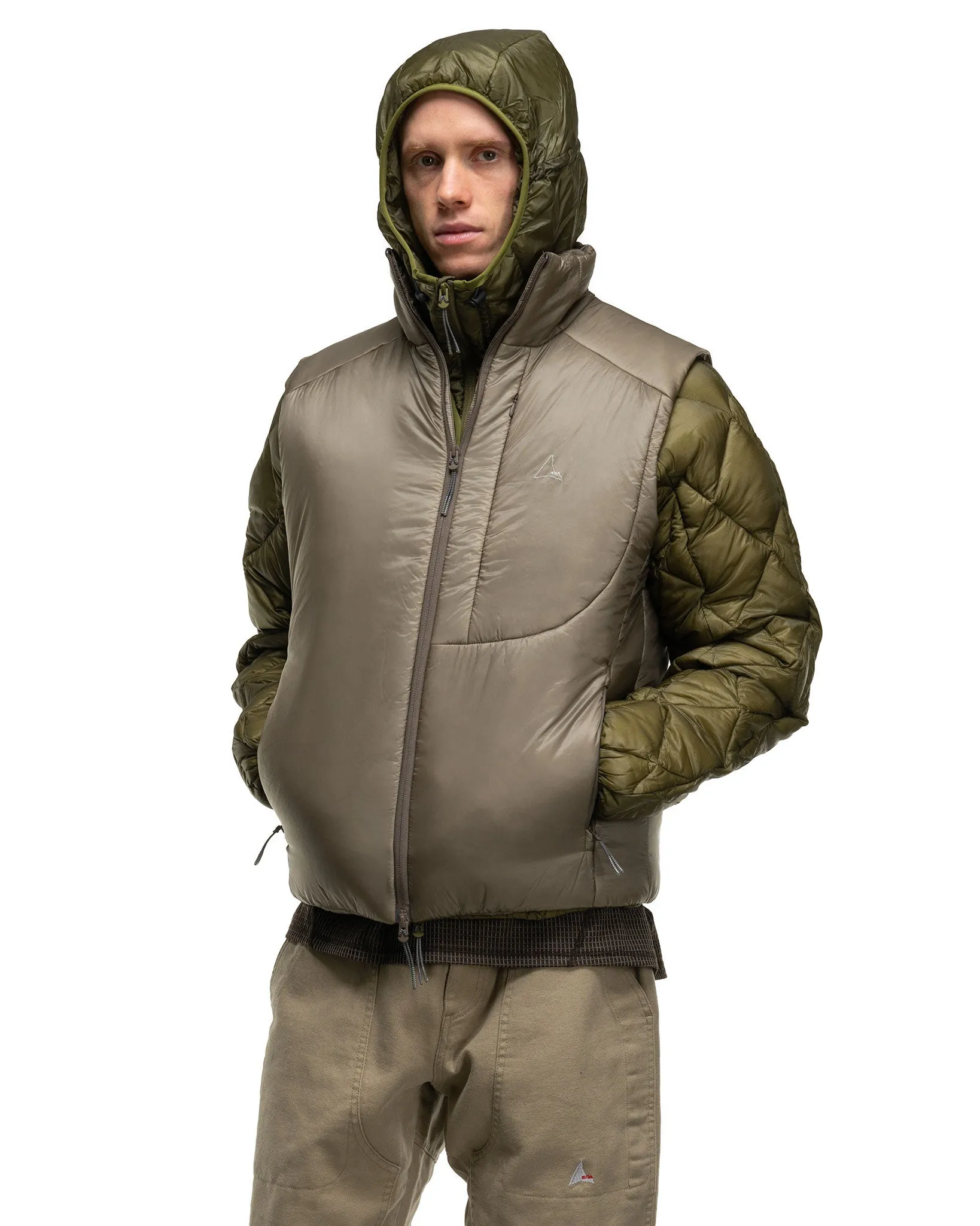 Synthetic Insulated Vest Taupe