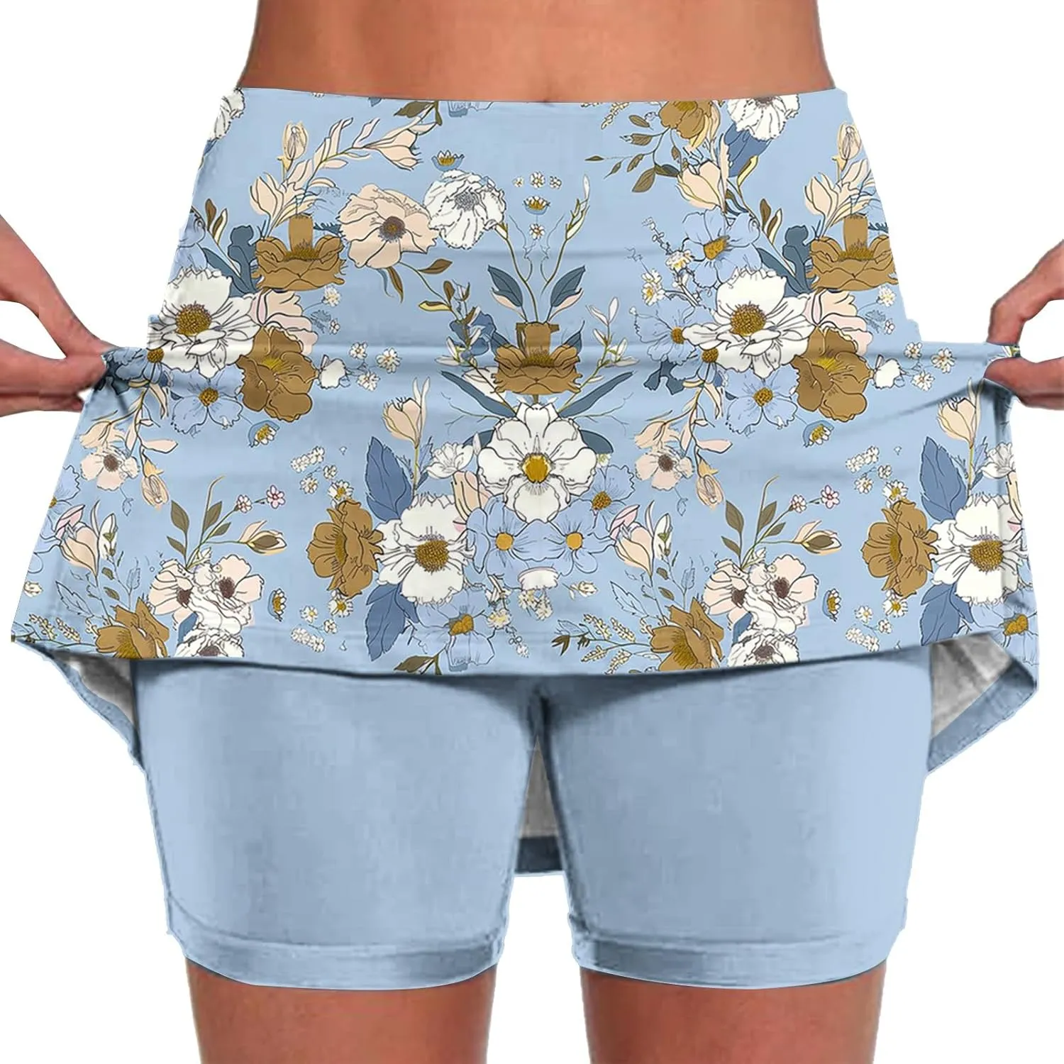 TANGNADE Womens Skorts Dressy Casual Summer Shorts Plus Size Athletic Skorts for Women Running Tennis Workout Outfits