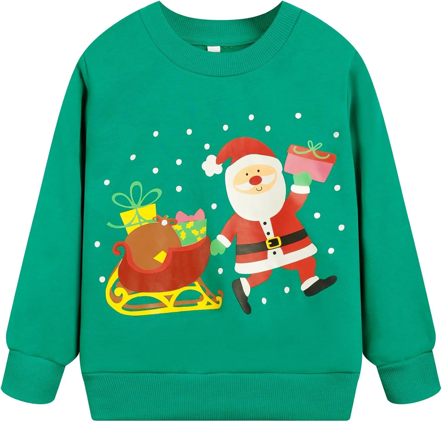 Toddler Boys Cotton Sweatshirts Casual Long Sleeve Top Shirts Kids Winter Clothes Pullover Sweater 2T-8T