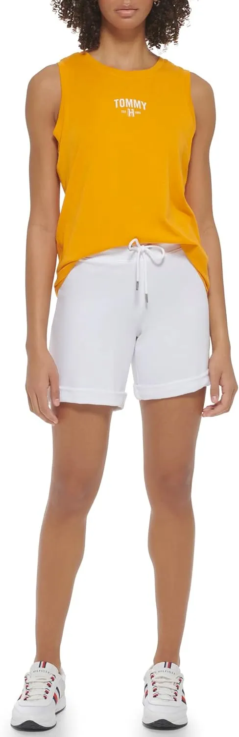 Tommy Hilfiger Women's Racerback Printed Chest Graphic Tank