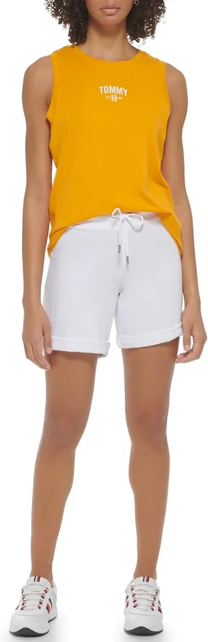 Tommy Hilfiger Women's Racerback Printed Chest Graphic Tank
