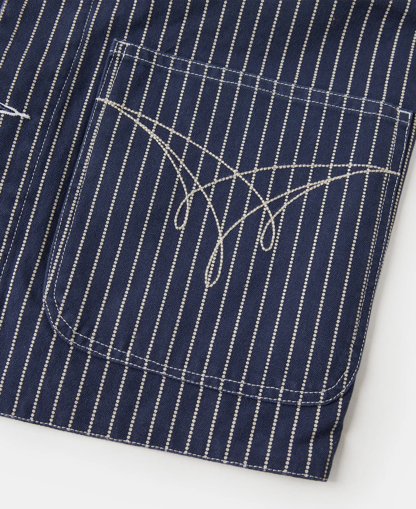 Wabash Stripe Canvas Work Vest
