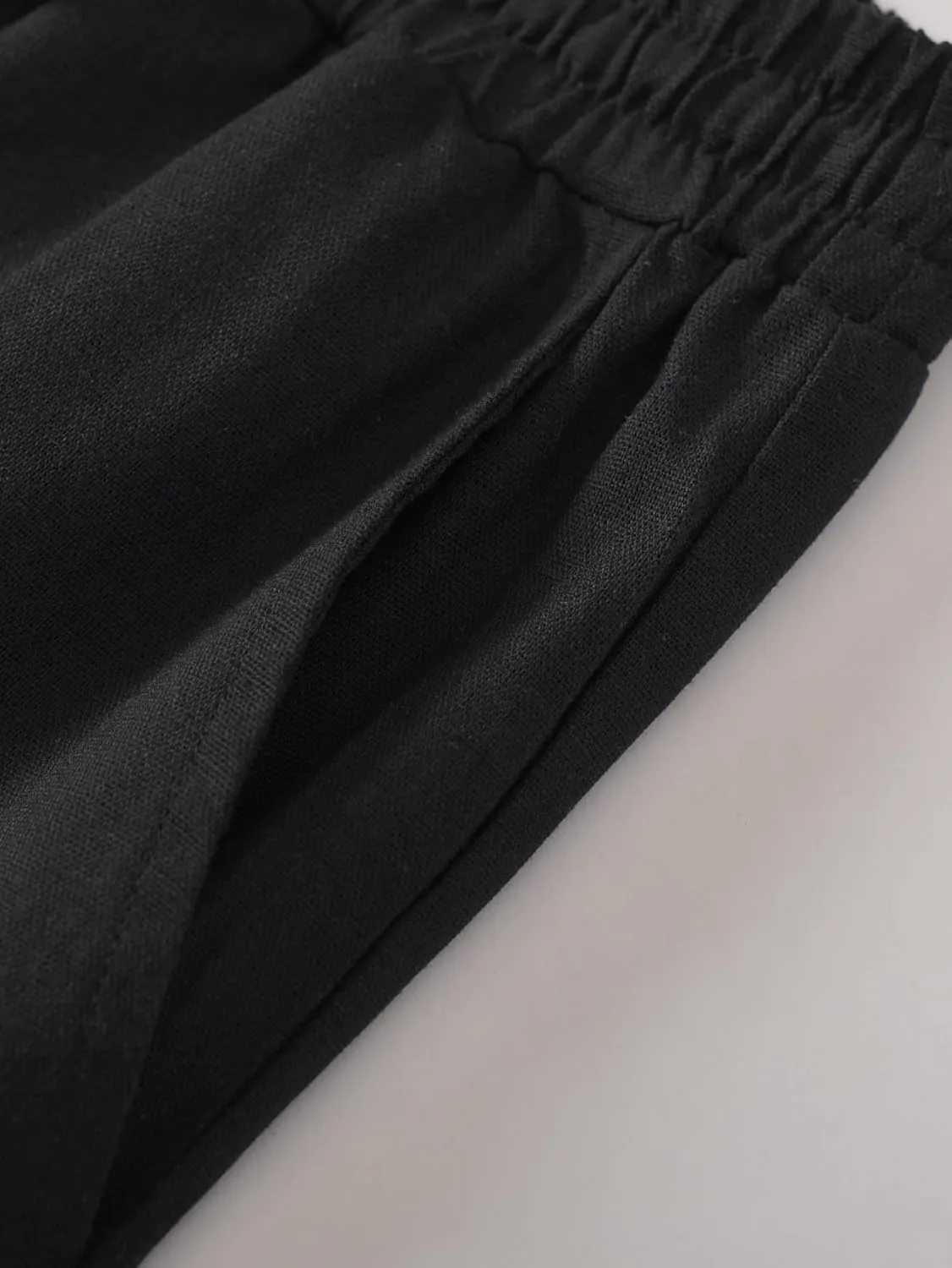 Weintee Women's Tall Linen Pants Long 34 Inch Inseam Wide Leg