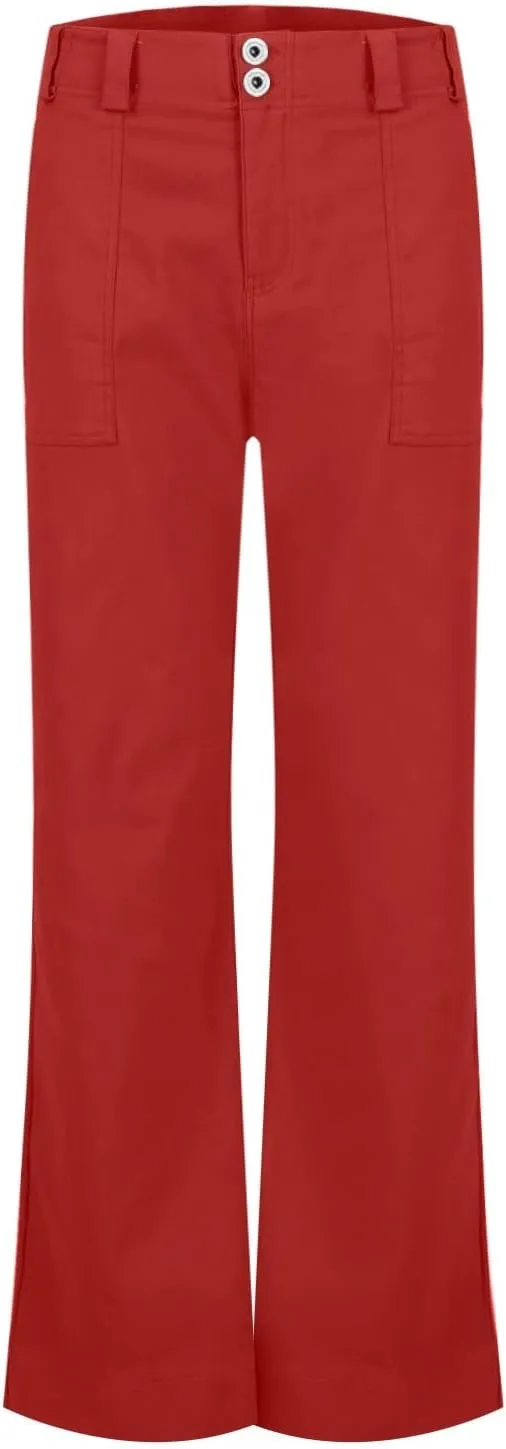 Wide Leg Pants for Women, Wide Leg Straight Oversized Pants High Waisted