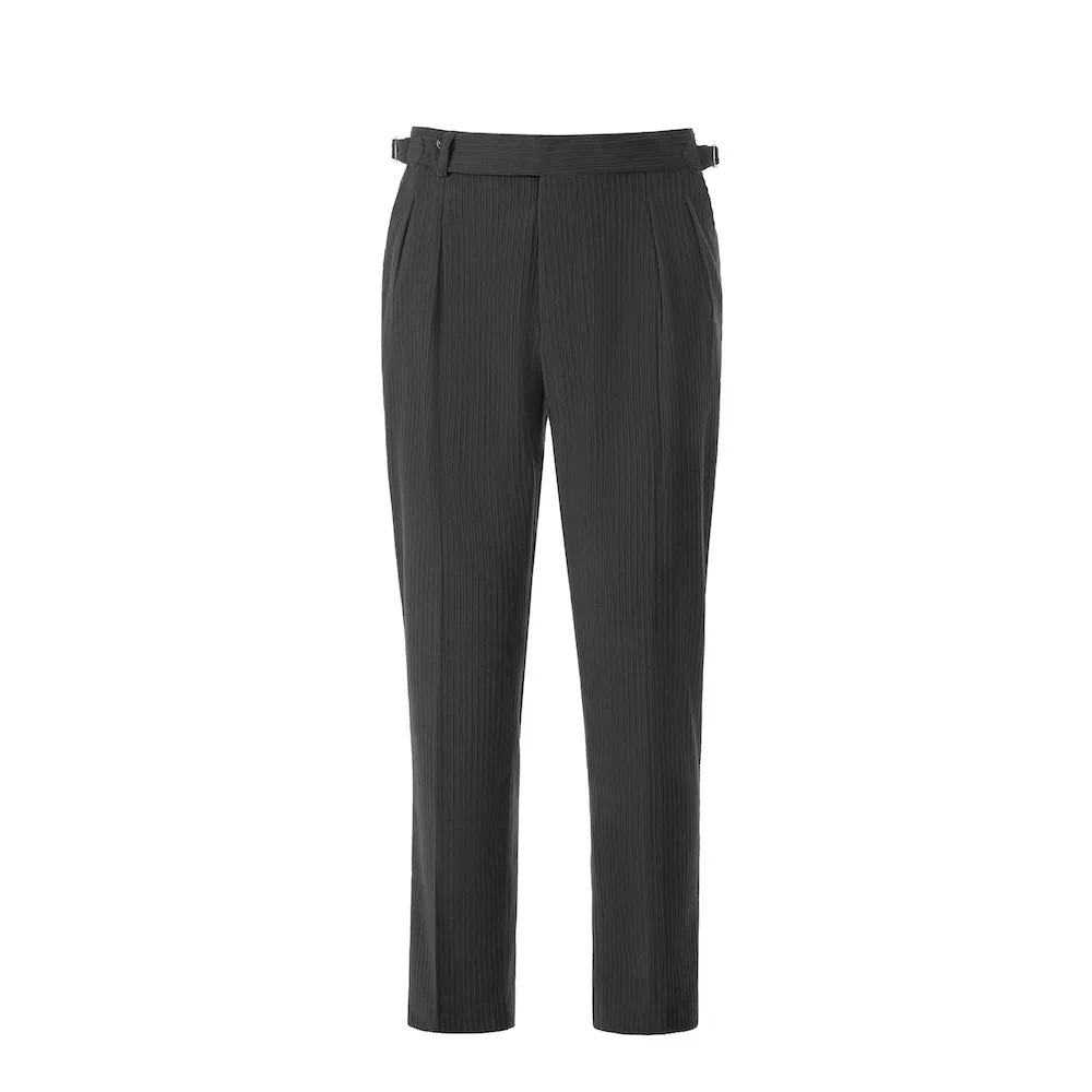 Winter Corduroy Peak Lapel 2 Pieces Men's Suits Jacket Pants 2786