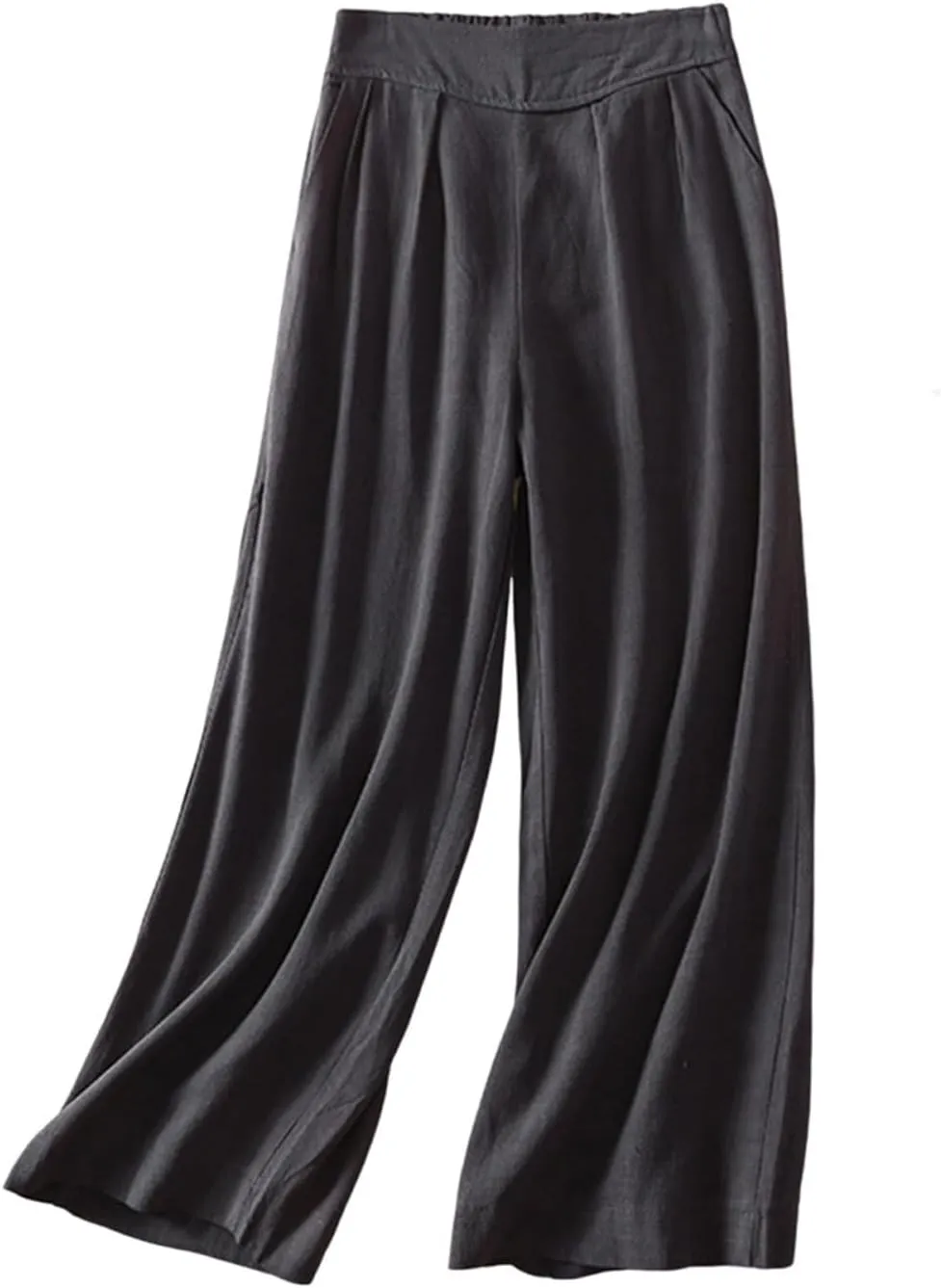 Women's Wide Leg Pants with Pockets High Waist Loose Casual Trousers Business Casual Pants Elegant Vacation Pants