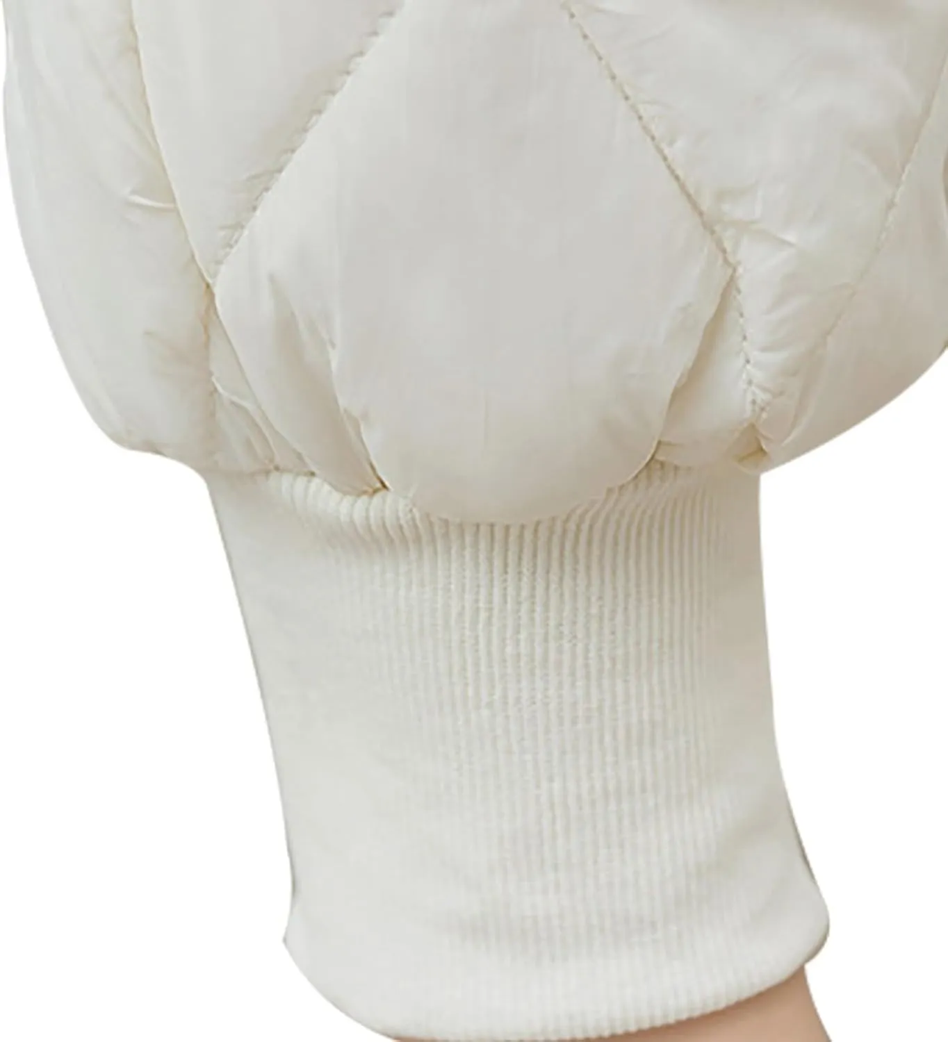 Womens Winter Warm Padded Down Cotton Pants Elastic High Waist Quilted Sweatpants Lightweight Snow Ski Trousers