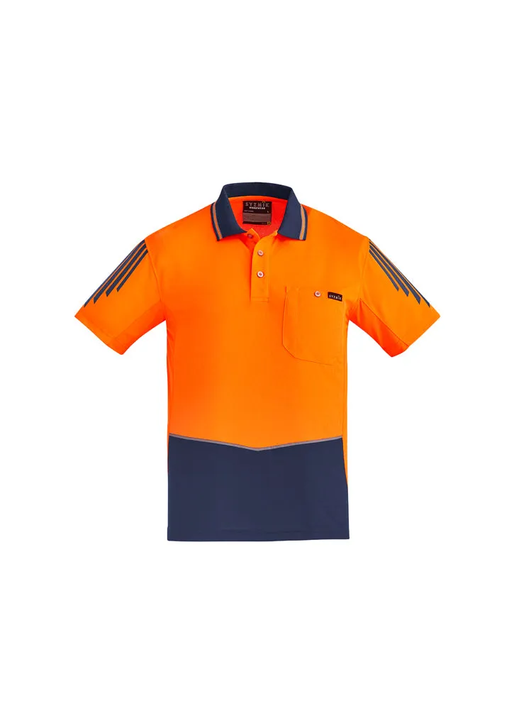 ZH315 - Syzmik - Mens Hi Vis Flux S/S Polo
