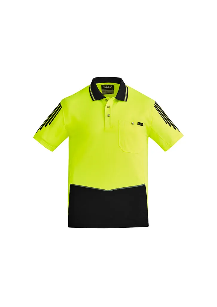 ZH315 - Syzmik - Mens Hi Vis Flux S/S Polo