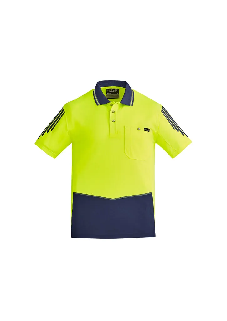 ZH315 - Syzmik - Mens Hi Vis Flux S/S Polo